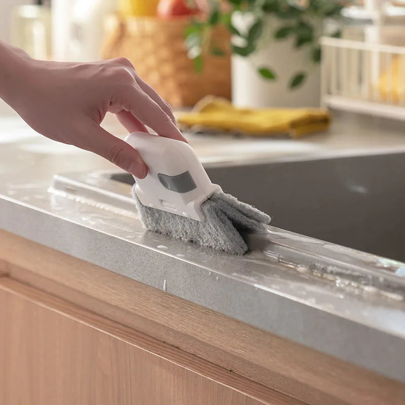 Gap Cleaning Brush, Window Recess Cleaning Brush, Kitchen Multi-function Cleaning Tool, All-purpose Gadget, Minimalist Design Econic Blanks
