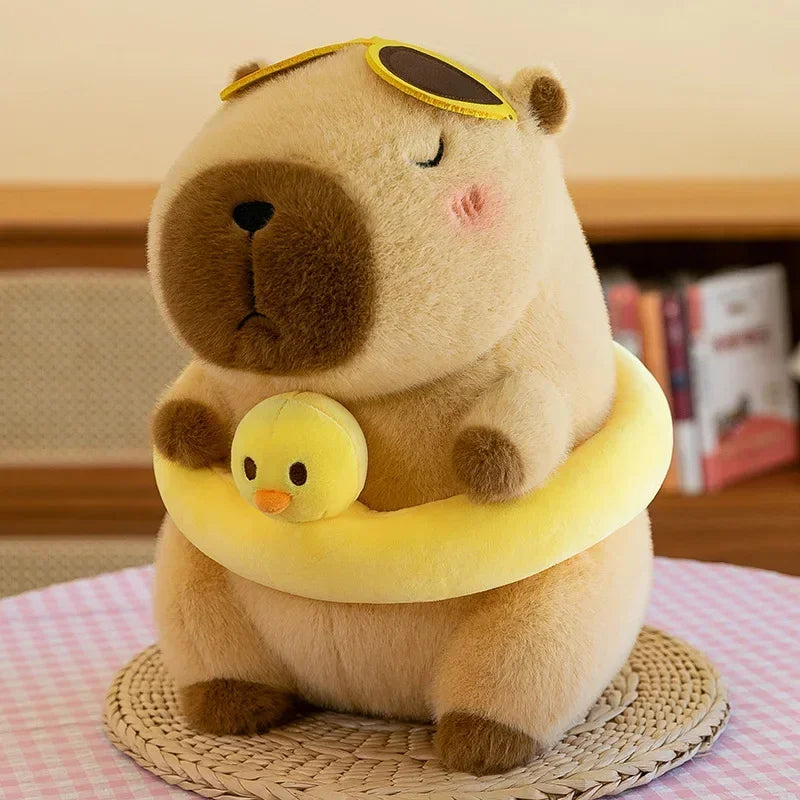 12-32cm Capybara Plush Simulation Capibara Anime Fluffty Toy Cute Doll Stuffed Animals Soft Doll Plush Children Christmas Gift Econic Blanks