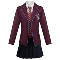 Movie Matilda Cosplay Costume School Uniform Coat Skirt Tie Roald Dahls Matilda the Musical Costume Suit Kids For Girls Women Quick Pick Grocers