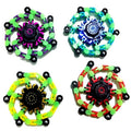 4Pcs Fidget Spinners Glow in The Dark Fingertip Gyro DIY Deformable Robot Funny Sensory Toys Decompression Spinner Party Favors Econic Blanks