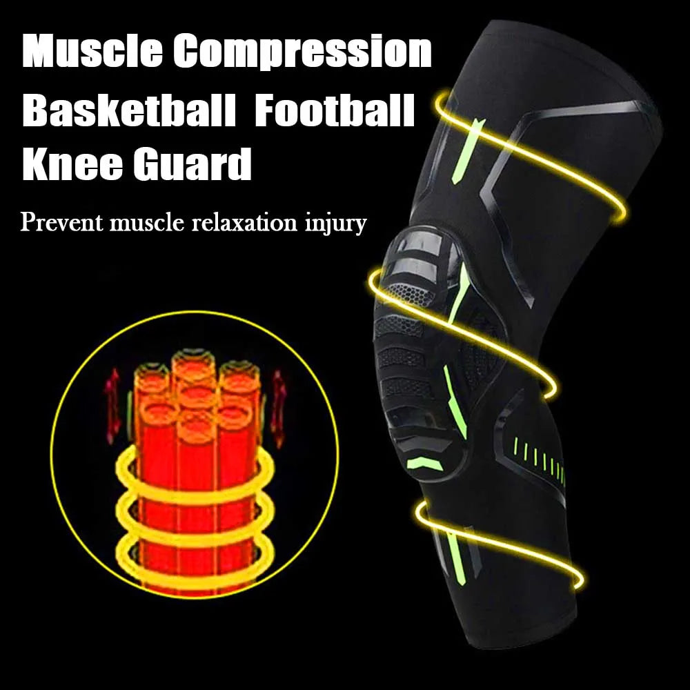 2Pcs/Pair Sport Crashproof Knee Support Pad Elbow Brace Arm Leg Compression Sleeve Outdoor Basketball Football Bicycle Protector Quick Pick Grocers