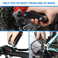 16 in 1 Portable Bicycle Repair Tools Kit Hex Wrench Nut Tire Screwdriver Motorcycle Bicycle Repair Tools Quick Pick Grocers