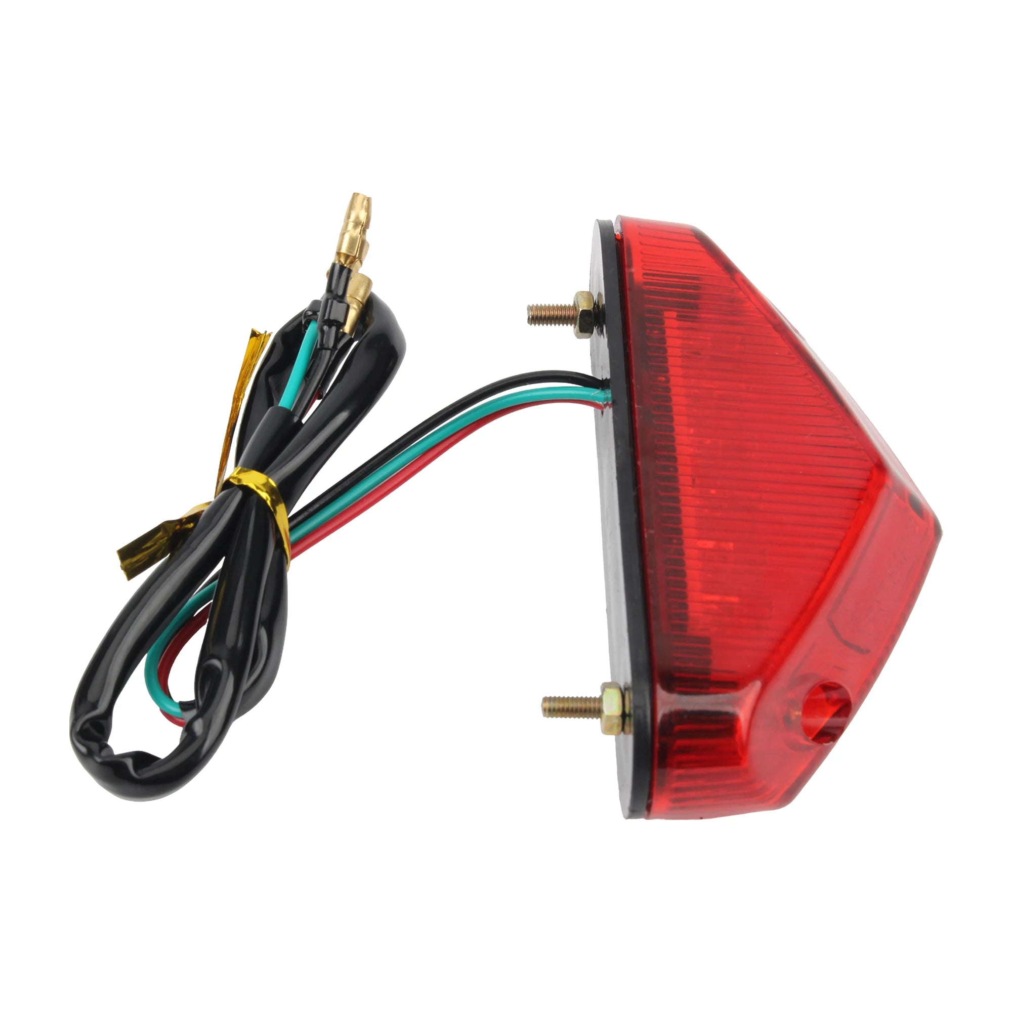 Universal 12V Motorcycle Tail Light License Plate Lamp Brake Stop Lights For Scooters Mopeds Motocross Dirt Bike Accessories