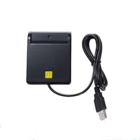 Multi-function Portable USB 2.0 Intelligent Card Reader Affordable Easy Use for DNIE ATM CAC IC ID Bank SIM Card Reader Quick Pick Grocers