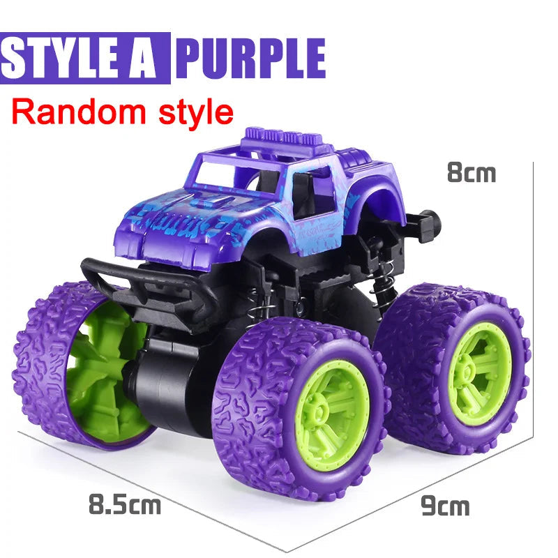 Pull Back Toy Car  Inertial Rotation Car Four-wheel Drive Off-road Vehicle SUV Racing Power Car Children's Toy CarGift Quick Pick Grocers