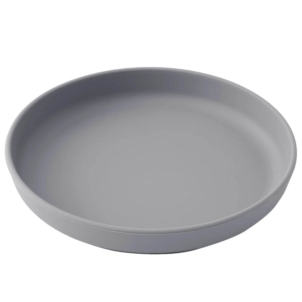 Color Kids 1PCS Food Grade Silicone Baby Plate Anti-Slip Sucker Dishes Toddler Feeding Bowl BPA Free Newborn Accessories Purest Peak