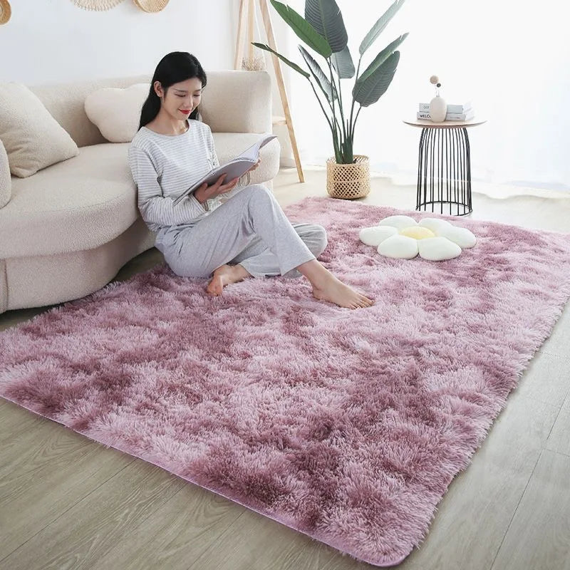 Kids Carpet Girl Rainbow Colors Carpets For Living Room Large Push Soft Bedroom Rugs Bedside Children's Room Floor Cute Mats Quick Pick Grocers