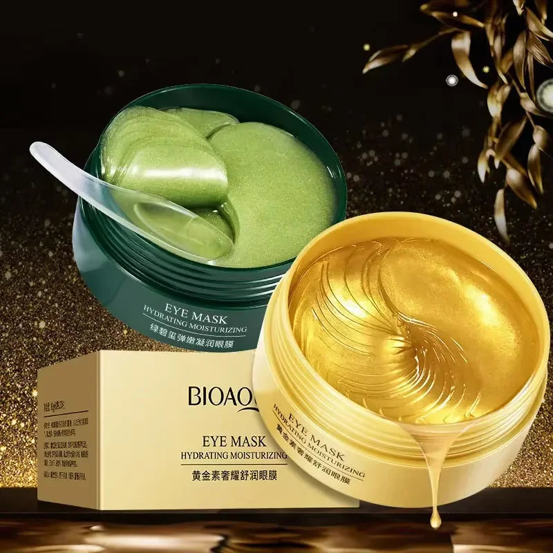 60PCS/120 PCS Eye Mask Avocado Gold Moisturize Firming Improve Eye Bags Eye Patches Anti Wrinkle Eye Patches for Dark Circles Quick Pick Grocers