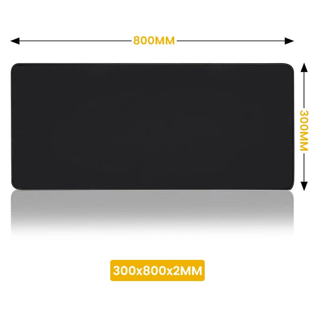 Xxl Mouse Pad Gaming Computer Mousepad Gamer Desk Mat Black Big Office Carpet Mause Pads PC Accessories Keyboard Pads Play Mats Quick Pick Grocers