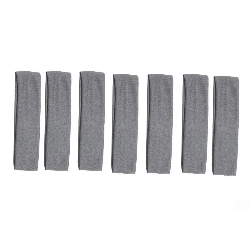 7PCS Elastic Sports Headbands For Women Stretchy Candy-Colored Hairbands Fashion Sweatbands For Fitness Yoga Running Cycling Quick Pick Grocers