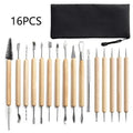 Pottery Clay Sculpting Tools Kit 8-61 Pcs/Set, Ceramic Wax Clays Carving Tools for Art Craft Pottery Sculpting Modeling Tool Set Econic Blanks
