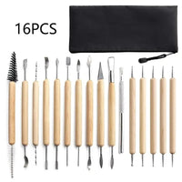 Pottery Clay Sculpting Tools Kit 8-61 Pcs/Set, Ceramic Wax Clays Carving Tools for Art Craft Pottery Sculpting Modeling Tool Set Econic Blanks