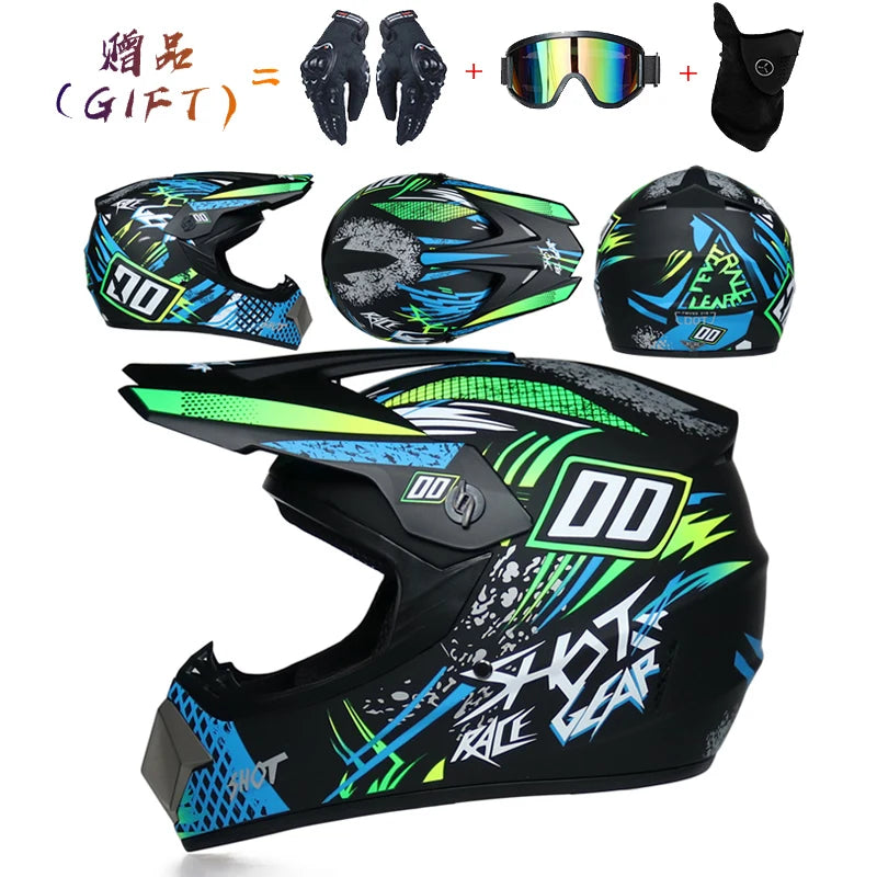 Safety Motocross Helmet Casco Motocross Bicycle Downhill Capacete ATV Cross Helmet Child Motorcycle Helmet Dot Abs 1KG Unisex