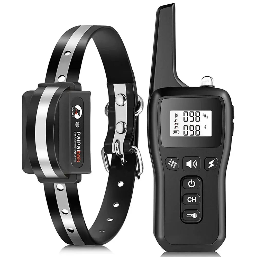 1000M Dog Training Collar ,Universal Dog Bark Collar,Waterproof Rechargeable ,Dog Shock Collar with Remote and Auto Modes Collar Quick Pick Grocers