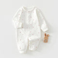 Charming Baby Romper for Spring & Fall, Soft Pure Cotton Onesie, Princess & Prince Style, Perfect Infant Crawling Suit. Purest Peak