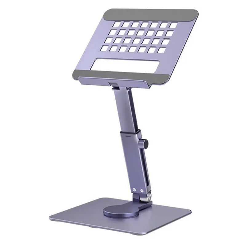 Aluminum Tablet Stand 360°Rotating Folding Adjustable Desk Holder Mount Riser for iPad Pro Air 4 Mini 12.9 4-14 Inch Xiaomi Tab Quick Pick Grocers