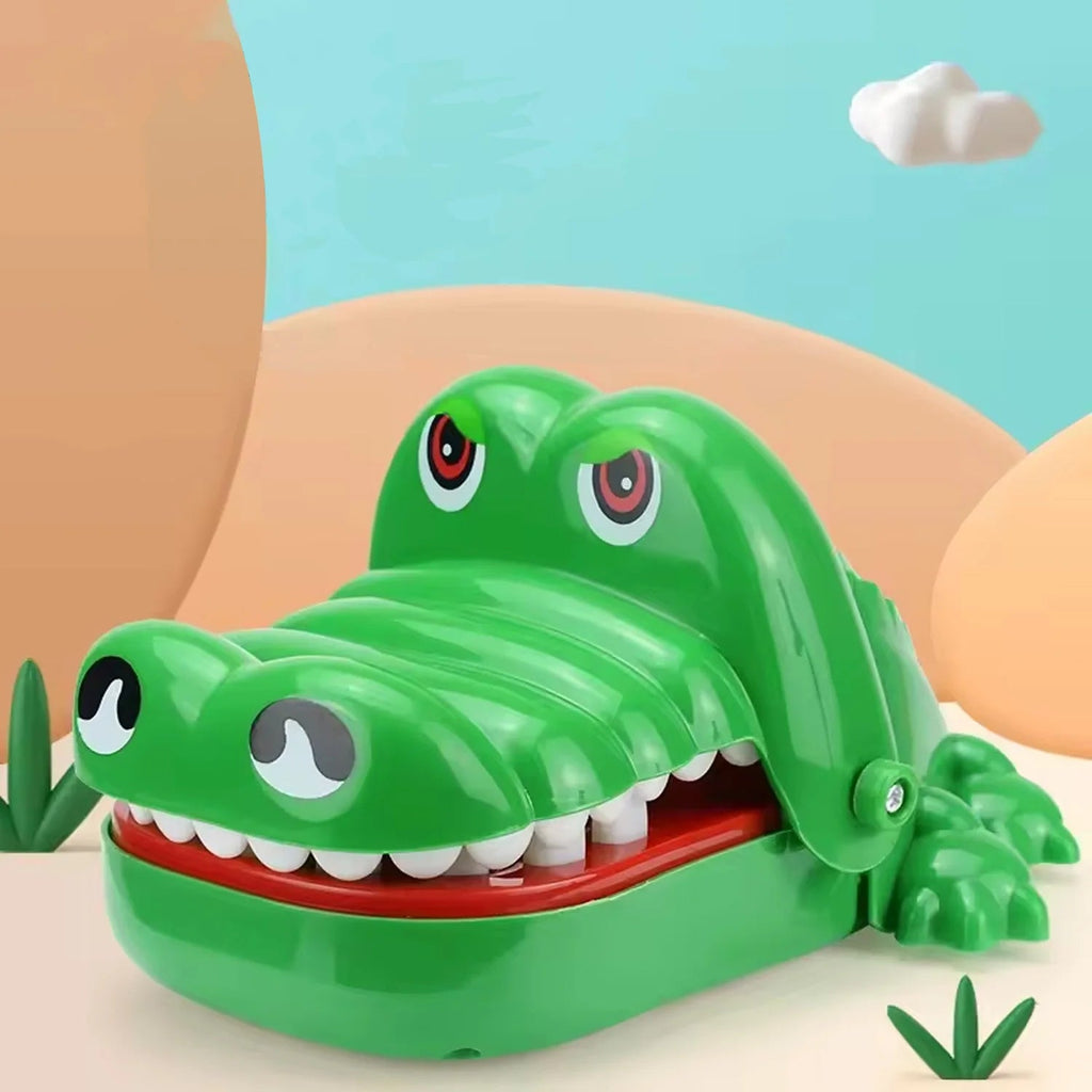 New Family Toys Crocodile Teeth Toys Alligator Family Party Toy Interactive Mini Biting Finger Game Non‑Toxic for Family Games Econic Blanks