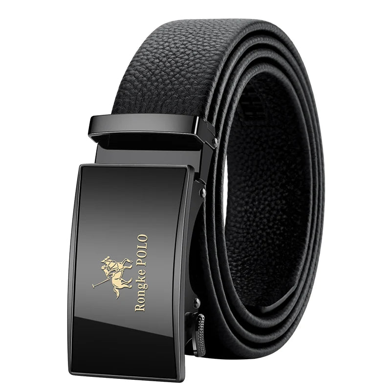 OYIFAN Men Belt Genuine Leather Belt for men Automatic belts Adjustable waistband Business belts 허리띠 Quick Pick Grocers