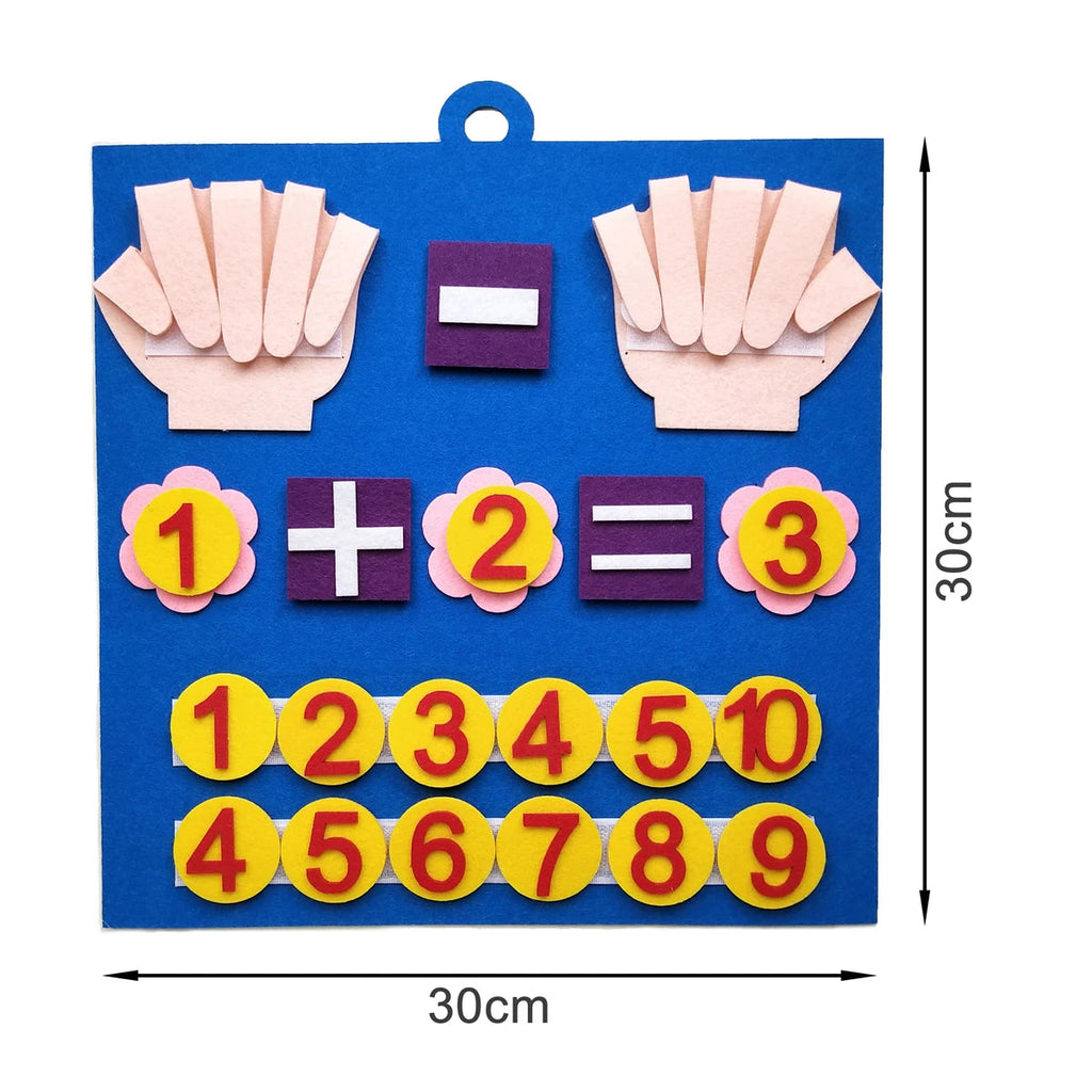 Toddler Montessori Toys Felt Finger Numbers Math Toy Children Counting Early Education Learning Game For Kids Intelligence Quick Pick Grocers