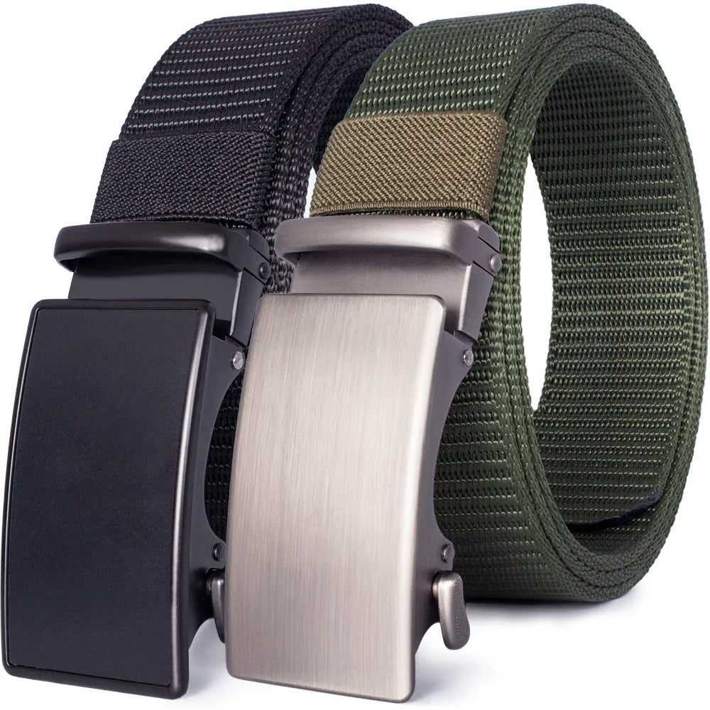 Automatic Buckle Light Comfortable Nylon Military Belt Outdoor Hunting Multifunctional Tactical Canvas Belt High Quality Men Bel Quick Pick Grocers
