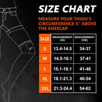 BraceTop Long Leg Compression Sleeves,Full Leg Sleeve Long Knee Brace Knee Support Protect Basketball,Football, Knee Pain Relief Quick Pick Grocers