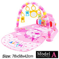 Baby Fitness Stand Music Play Gym Activity Toys Newborn Piano Crawling Blanket Pedal Game Pad Early Education 0-36 Months Gifts Purest Peak