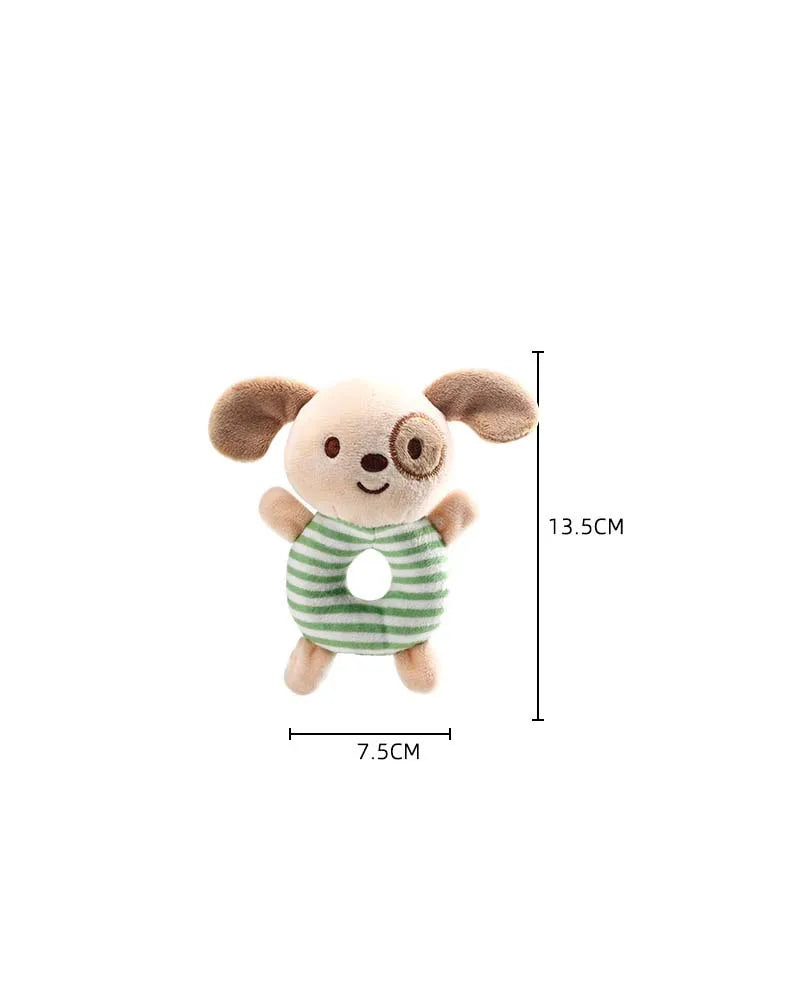 New Baby Rattle Toys Cartoon Animals Plush Infant Hand Ring Bed Toys for Newborn 0-24 Months Toddler Early Educational Toy Econic Blanks