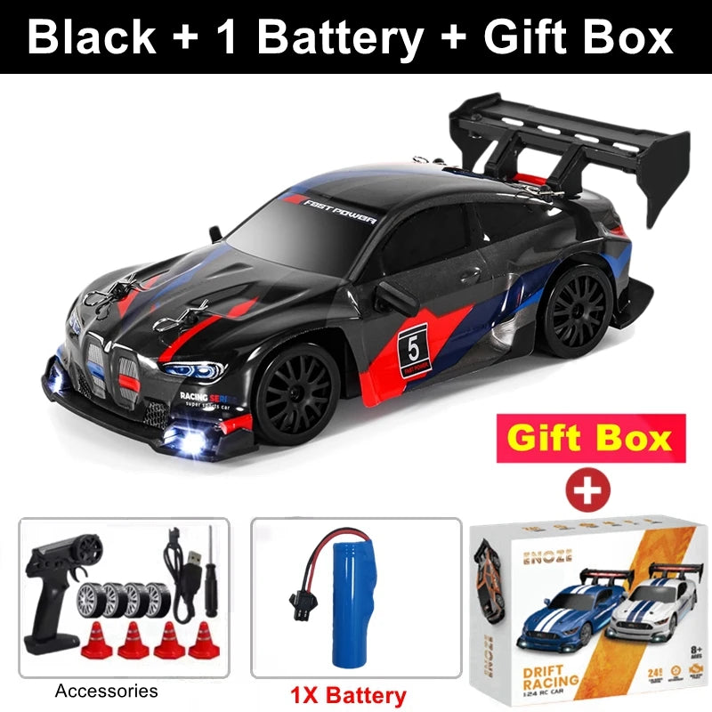 4WD RC Drift Car Remote Control GTRPRO AE86PRO Model 4x4 Racing RTR Radio Truck Vehicle Toy Gift for Boy Girl Children Kid Adult Econic Blanks