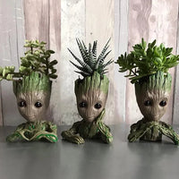 Home Decoration Groot Planter Flower Pots For Indoor Flowers Pot Tree Man Ornaments Anime Figure Statue Art Crafts Kid Men Gifts Quick Pick Grocers