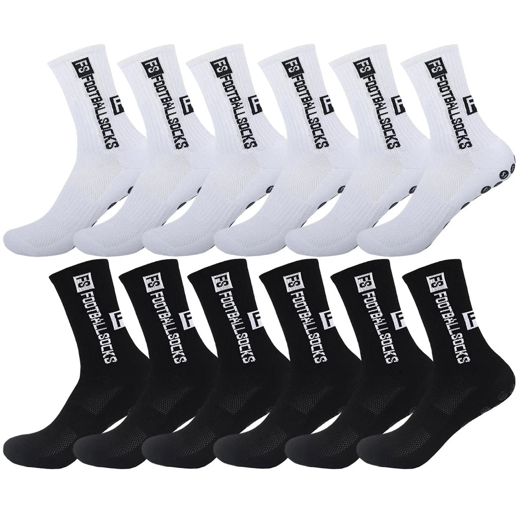 Football Socks Non Slip Grip for Men Women Basketball Baseball Soccer Cycling Running Hiking Tennis Skateboard Exercise Quick Pick Grocers