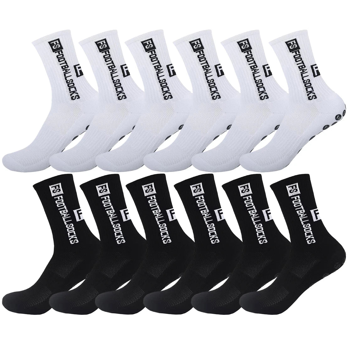 Football Socks Non Slip Grip for Men Women Basketball Baseball Soccer Cycling Running Hiking Tennis Skateboard Exercise Quick Pick Grocers