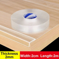 Table Edge Guard Tape Furniture Corner Bumper Self Adhesive Collision Proof Protective Strip Thickened Transparent Soft Tape Quick Pick Grocers