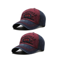 Four Seasons Men's Baseball Cap Casual Wash Embroidered Cap Curved Brim Bowler Sun Hat Official Website Quick Pick Grocers