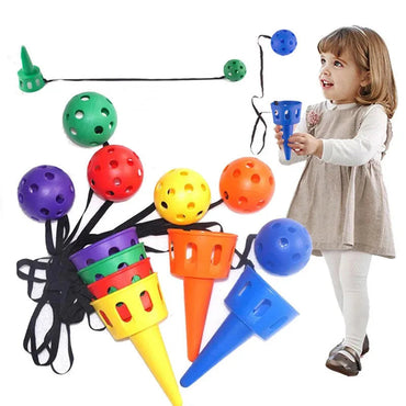 Throwing catching sensory integration game set outdoor toy catching set children's hand eye coordination training Quick Pick Grocers