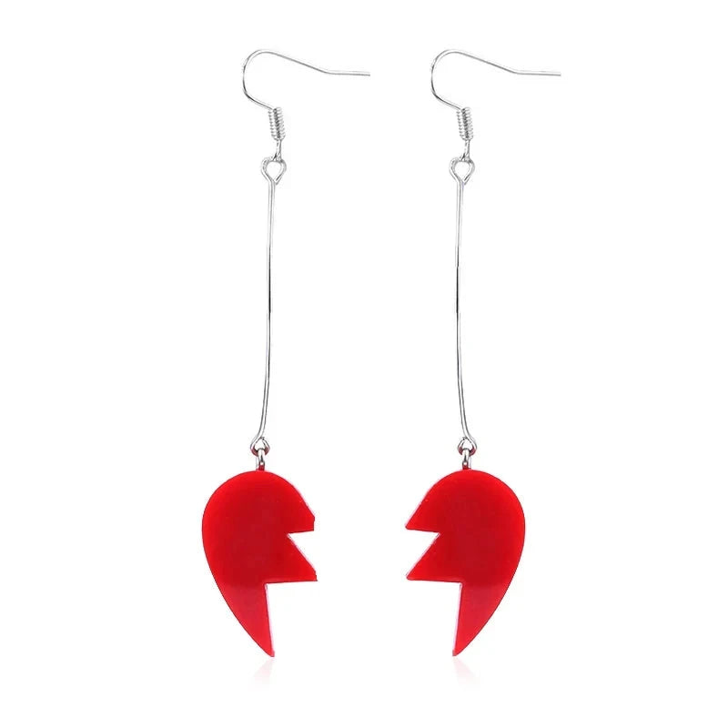 Anime JoJo Bizarre Adventure Drop Earrings Cosplay Props Kakyoin Noriaki Cherry Earrings Ear Clip Men Girl Jewelry Gift Econic Blanks