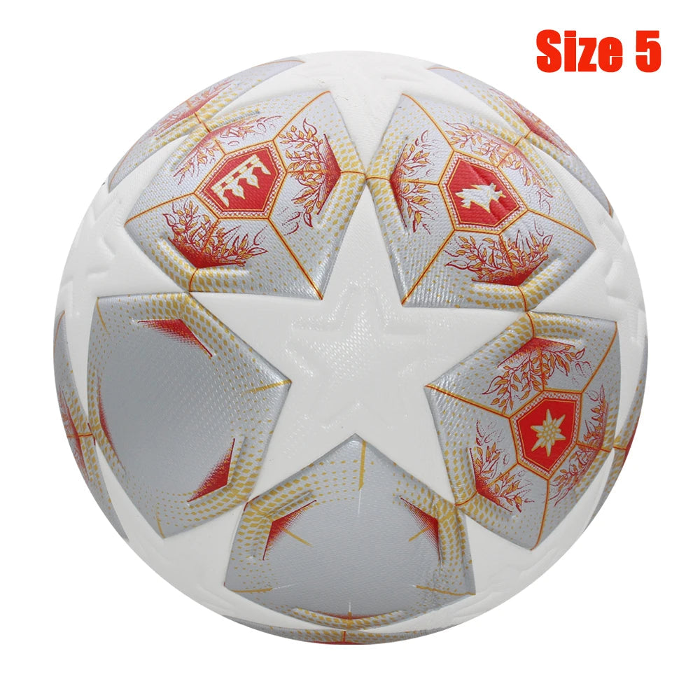 Standard Soccer Ball Professional Outdoors Sports Match Balls Training Seamless Football High Quality PU Material Size 5 Size 4 Quick Pick Grocers