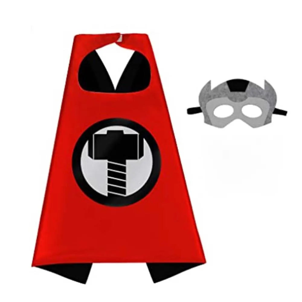 Superhero Capes for Boy girl birthday Gifts Cartoon Dress Up Costumes Party Supplies Easter halloween cape cloak Quick Pick Grocers