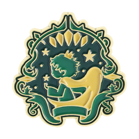 Cartoon Boy Fox Rose Enamel Pins Moon Star Whale Paper Boat Brooch Lapel Hat Bag Badge Jewelry Accessories Gift for Kids Friends Quick Pick Grocers