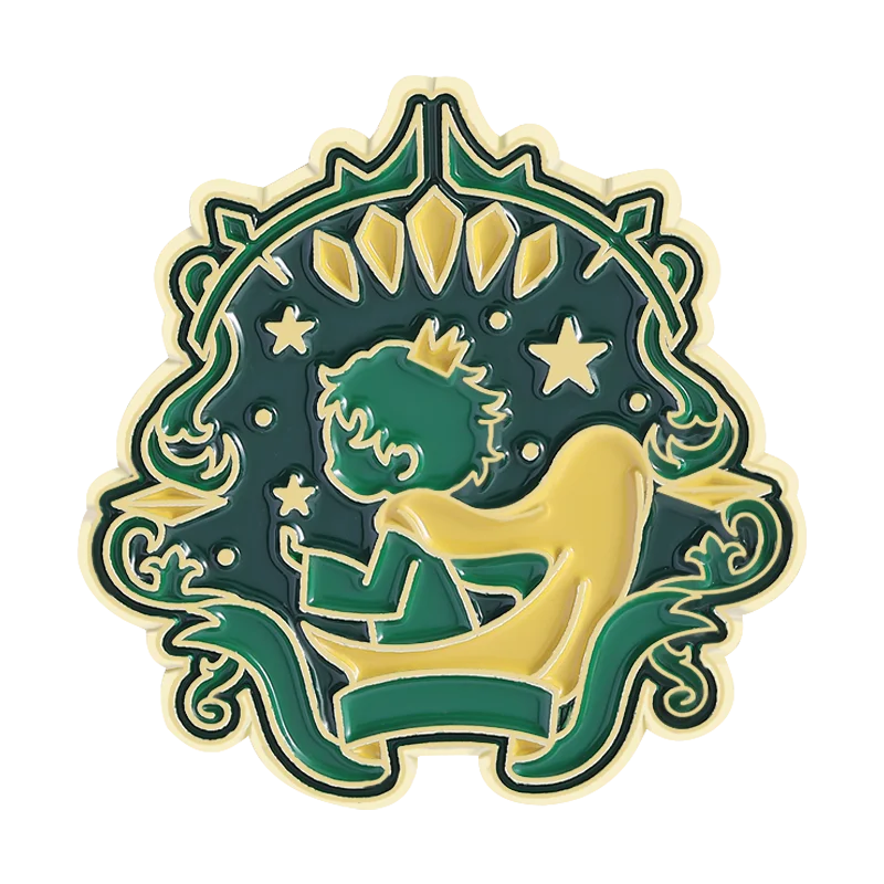Cartoon Boy Fox Rose Enamel Pins Moon Star Whale Paper Boat Brooch Lapel Hat Bag Badge Jewelry Accessories Gift for Kids Friends Quick Pick Grocers