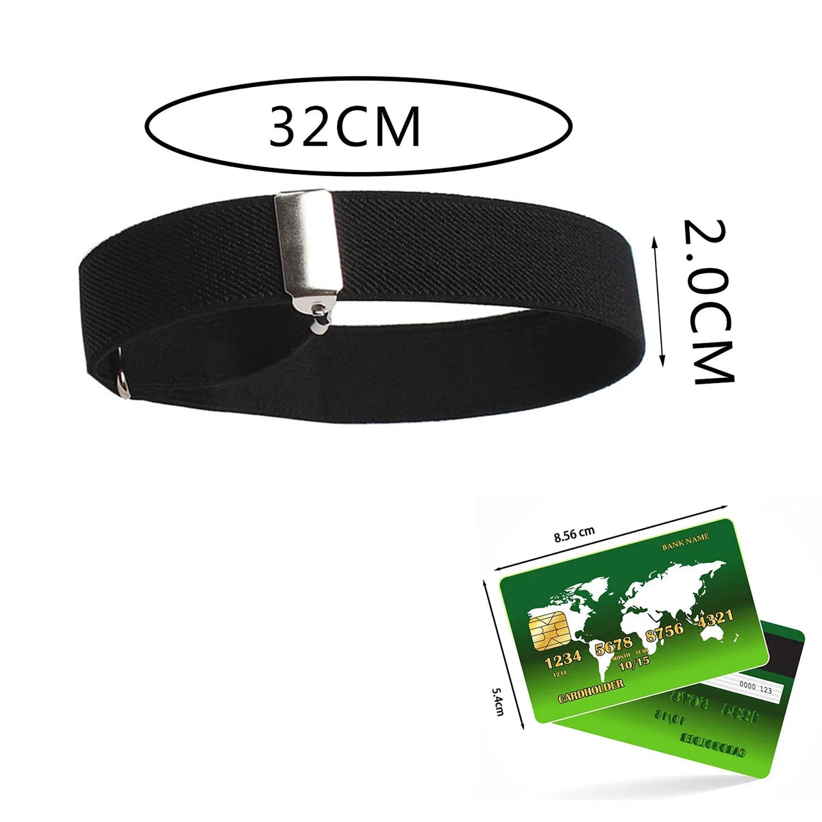 1 Pair Elastic Adjustable Armband Anti-Slip Shirt Sleeve Holders Arm Band Sleeve Bracelet Anti-Slip Shirt Sleeve Holders Quick Pick Grocers