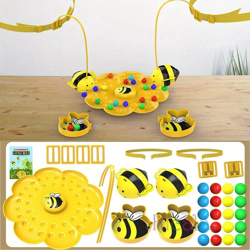 Little Bumblebee Multifunctional Board Game Puzzle Fishing Toys Interactive Educational Toys For Kids Christmas Gift Family Game Econic Blanks
