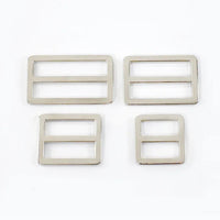 5/10Pcs 20-50mm Metal Ring Buckles for Bag Strap Tri Glide Slider Clasp Webbing Dog Belt Adjuster Hooks DIY Hardware Accessories Quick Pick Grocers
