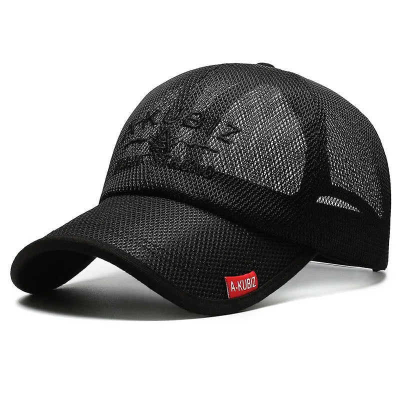 Summer Hats For Men And Women Mesh Baseball Caps Fashion Embroidered Visor Hat Outdoor Embroidered Letter Sun Protection Hat Quick Pick Grocers
