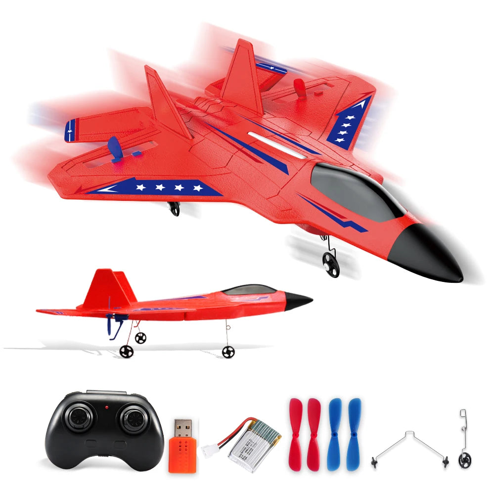 SU35 RC Plane FX620 FX820 2.4G Remote Control Flying Model Glider Airplane With LED Lights Aircraft Foam Toys For Children Gifts Econic Blanks