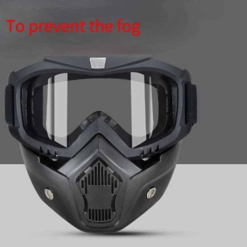 Goggles Full Face Hd Transparent Fog-proof Sand-proof Electric Welding Protective Glasses Versatile Breath-proof Windproof Mask Quick Pick Grocers