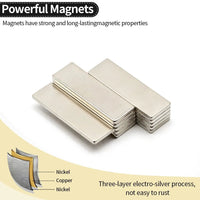 30x10x2mm Super Strong Neodymium Magnet N35 NdfeB Permanent Magnetic imanes Block Powerful Magnets Refrigerator Quick Pick Grocers