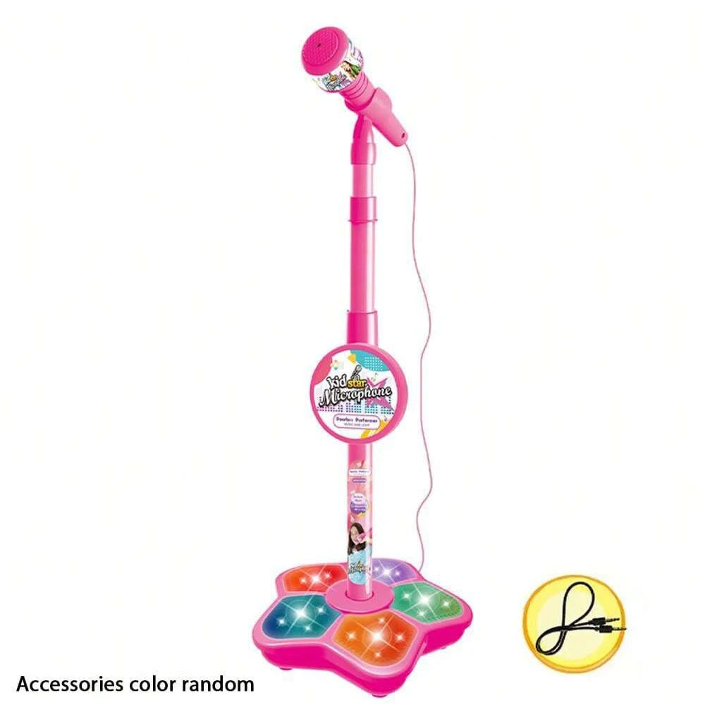 Kids Microphone Stand Toy, Portable Children's Karaoke Electronic, Durable Party Karaoke Microphone Stand, Kids Karaoke Machine Econic Blanks