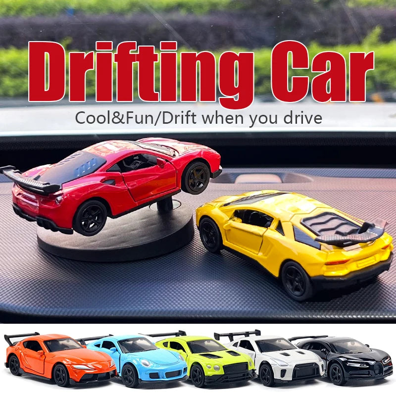 Drifting Car Model dashboard Swing Moving cool sports racing ornaments dash interior accessories decor items fun decorations men