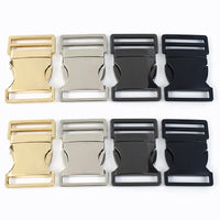 2-10Pcs 20/25/32/38mm Metal Quick Release Buckle Side Bag Strap Adjust Clip Clasp Clothes Belt Hook Closure Dog Collar Hardware Quick Pick Grocers