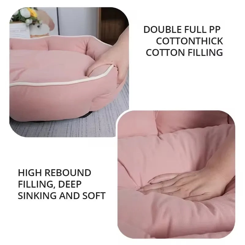Pet Sofa Sleeping Bed Large Dog Bed House for Cats Big Space Dog Sofa Sleeping Mat Winter Warm Dog Cushion Quick Pick Grocers